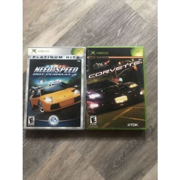XBOX -Need for Speed: Hot Pursuit 2, Xbox & Corvette. Pre Owned. - Picture 1 of 10